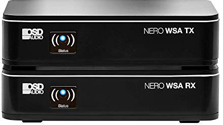 OSD Wireless 5.8G Subwoofer Transmitter/Receiver Kit Dual Source, Diversity Antennen und Halterungen Nero WSA