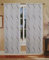 GBiancheria COPPIA TENDE DEBORA 70X150 70X240 PER FINESTRE E PORTEFINESTRE PRONTE DA APPENDERE (70x240, Grigio)