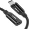 Nimaso USB C Verlängerung Kabel 1M,3.1 Gen 2（10Gbps） USB C-Verlängerungskabel Typ C-Stecker auf Buchse 100W kompatibel mit MacBook Pro,MacBook Air,iPad Pro 2021/2020,Huawei MateBook,Galaxy S20/10