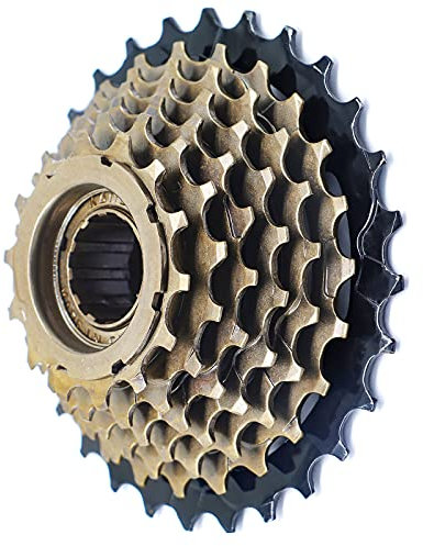 Hycline Bike Freewheel, 6/7/8/9-Fach Kassette, 14-28T/14-34T/13-32T Gänge Ritzel für Rennrad Mountainbike MTB Kompatibel, 7-Speed