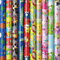 10 Rollen Kinder Geschenkpapier Rolle 200 x 70 cm Mädchen Jungen Geburtstag Stück
