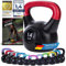 Body & Mind® Kettlebell Kugelhantel 2-20 kg - Workout Gewicht-Hantel für Kraft-Training - Profi Fitness Schwunghantel aus Kunststoff (h - 14 kg)