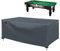 Chinchilla 7'8'9'FT Pool Table Cover Full Coverage, Heavy Duty Waterproof and Ripstop Oxford Fabric Pool Table Cover, Indoor Outdoor Sun, Rain, Snow and Dust Protection Full Protection for Snooker