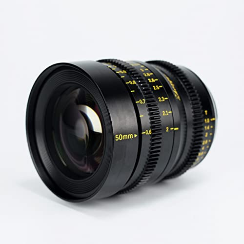 ZHONGYI Mitakon Speedmaster Cinema Lens 50 mm T1.0 para cámara de montaje M4/3