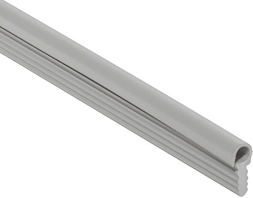 cyclingcolors Dichtungsprofil mit Harpunensteg rund 5x13 schlauchdichtung Kunststoff grau holz möbel dichtung Türdichtung Holztür Zarge Zargendichtung Dichtband fensterdichtungen (länge 10m)