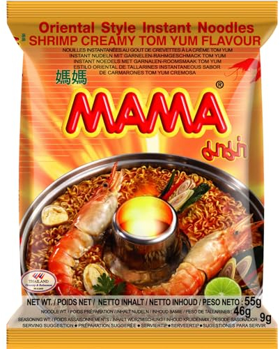 MAMA - Instant Nudeln Garnele Sahnig - Multipack (30 X 55 GR)