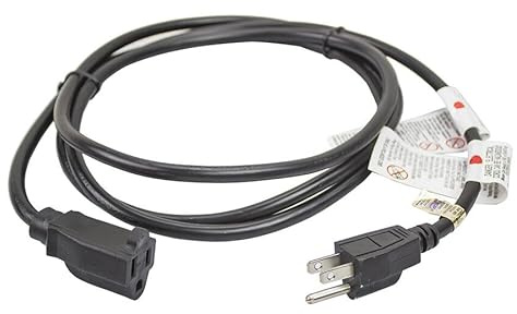 Replacement for CUB CADET 929-0071B 120V 3 Prong Extension Cord 2X 524WE 528SWE Snow Throwers