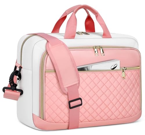 NEWHEY Women's 17.3 inch Laptop Briefcase Bag for Business/Office Travel/College