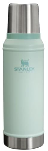 Stanley Botella clásica de boca ancha aislada al vacío, niebla, termo de acero inoxidable 18/8 sin BPA para bebidas frías y calientes, 1.0 cuartos de galón
