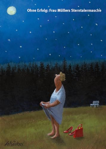 Inkognito Postkarte | Anlass: ''Sterne'', Motiv: ''Frau Müllers Sterntalermasche'' | Künstler: Gerhard Glück | Art-Nr.: 46009 | vom Berliner Verlag