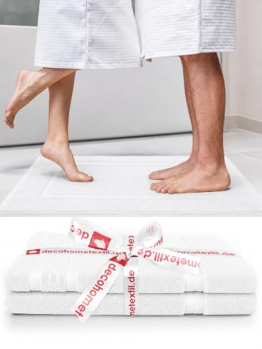 DecoHomeTextil 2 Badematten 51x76 cm Weiß