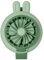 Carriere Ventilador de Pulsera 300mAh Mini Pulsera para Niños Multifunción Portátil con Ventilador Modelo de Reloj con Luz de Respiración, Verde