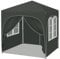 WOLTU Tonnelle Pliable 2x2m avec 4 Parois Amovibles - Protection Solaire UPF 50+, Cadre en Acier Résistant au Vent, Réglable 3 Hauteurs, Pergola Portable pour Jardin/Plage/Camping - Gris
