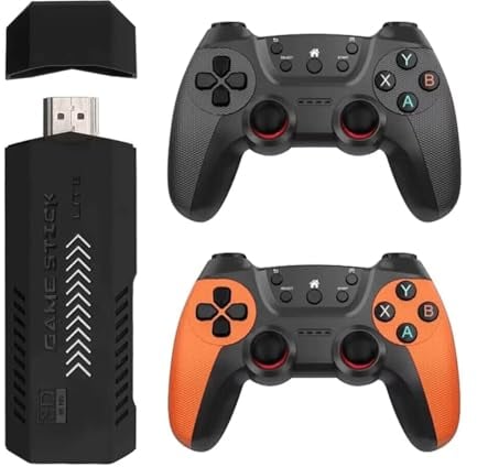 NULA X2 - Console da gioco Ultra Retro, HDMI Video Game Stick giocattolo con oltre 40.000 giochi (128 G), con controller wireless da 2,4 G, emulatori palmare nostalgici per TV