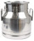 Jarra de transporte de leche de acero inoxidable de 12 L, 20 L, 30 L, 40 L, 60 L, apta para almacenar diversos productos líquidos y sólidos como leche (20 L)
