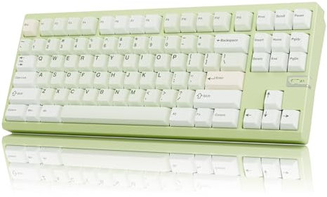 OOCTPK Chilkey ND TKL Aluminum Mechanical Keyboard, 87 Keys Tenkeyless Wireless Gaming Keyboard, Tri-Mode BT5.3/2.4GHz/USB-C PBT Keycaps Hot Swappable Custom Key Board for Windows Laptop Office PC