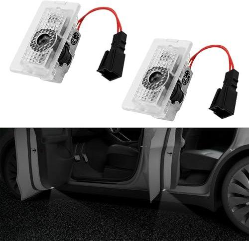 2 Pcs Car Door Projector Lights,For VW Sharan II Minivan, MPV 2010-2024, Car Door Lighting Logo Decoration Light Accessories