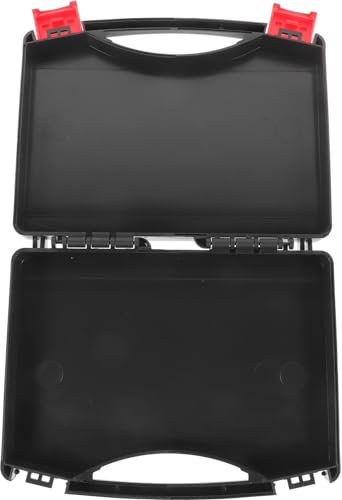 Healeved Small Box Power Tool Storage Box Hard Plastic Case for Car Essential Tool Container
