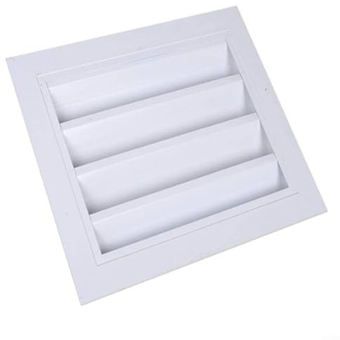 Gettimore Cubierta de rejilla de ventilación de 35 x 35 cm, resistente a la intemperie, rejillas de ventilación, cubierta de malla de ventilación, conducto de pared para baño, oficina en casa, cocina