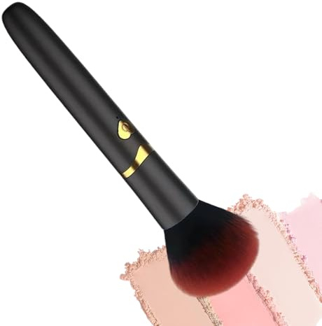 Pinceau De Vibrant Rechargeable USB Imperméable | Pinceaux Pour Femme Application de Teint Poudre Correcteur Contour Bronzer Soirée Maison