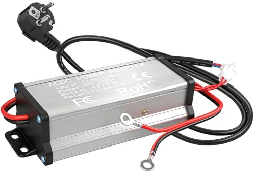 230V auf 12V Netzteil Trafo, Diesel-Luftheizung Netzteil Adapter für 5kW 8kW, 230V auf 12V AC/DC-Netzteiladapter Transformator Stromwandler für Caravan, Wohnmobil, Garage