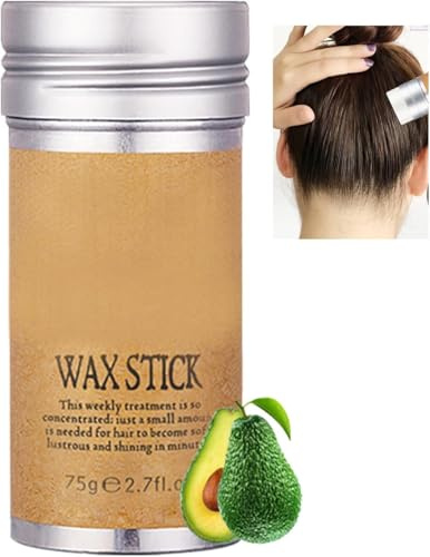 Barra de Cera para el Cabello 75 g, Pomada de peinado para pelucas, Para Hombres Y Mujeres Con Todos Cabello