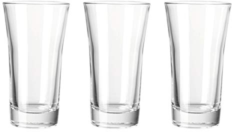 montana pure Trink-Gläser, 3er Set, spülmaschinengeeignete Wasser-Gläser, Trink-Becher aus Glas, Saft-Gläser, Getränkegläser-Set, 290 ml, 042375