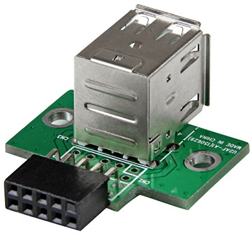 StarTech.com USBMBADAPT2 2 Port USB Motherboard Header Adapter, USB Adapter, USB (F) to 10 Pin USB Header (F)