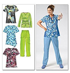 McCall's Patterns M6473 Size B5 8-10-12-14-16 Misses'/ Women's Tops and Pants, Pack of 1, White