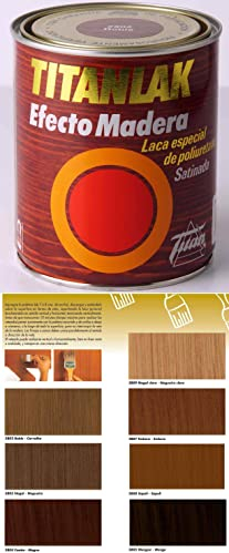 Titanlak Esmalte Efecto Madera Satinado Sapeli 750 ml