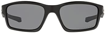 Oakley Man Sunglasses Matte Black Frame, Grey Polarized Lenses, 57MM