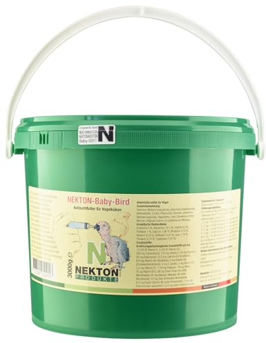 NEKTON-Baby-Bird | Aufzuchtfutter für Zier- und Greifvogelküken | Alleinfuttermittel (3000g)