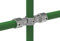 Fenau | Gelenk-Verbinder/Gelenk-Stück, vertikal, doppelt, Ø 60,3 mm, Rohrverbinder, Temperguss galvanisiert, feuerverzinkt, inkl. Schrauben