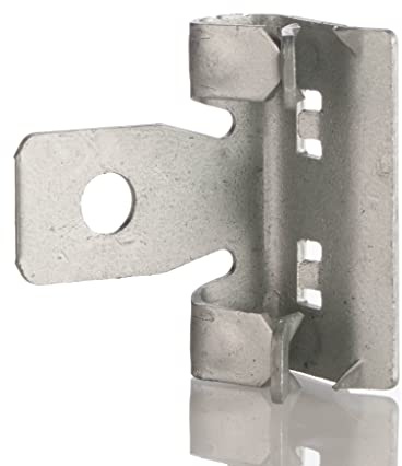 RS PRO Stahl Kantenklemme, Halteclip 8 mm, Packung a 25 Stück