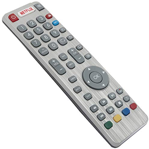ALLIMITY DR-0438 sostituzione telecomando per Sharp Aquos TV LC-40CFG6242E LC-40CFG6351K LC-43CUG8461KS LC-49CFG6351K LC-49CFG6352K LC-49CUG8462KS LC-55CFG6352K LC-43CUG8462KS