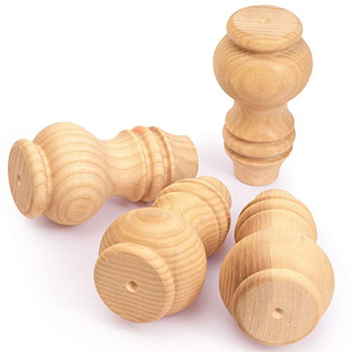 decorluxes Kallax Lot de 4 Pieds de Meubles Courts pour Chignon et Table Basse Sans Matériel 12,7 cm