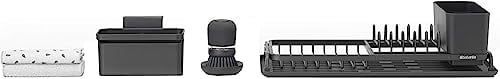 Brabantia Juego de 4 Accesorios de Cocina, Gris Oscuro