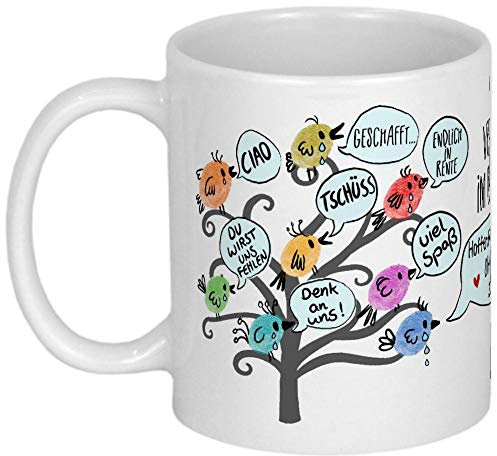 My Sweetheart® Ruhestand Geschenk Rente Geschenke Abschiedsgeschenk zur Rente lustige Tasse mit Namen personalisiert