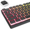 Ussixchare PBT Black Pudding Keycaps Set 117 Keys, Double Shot Translucent XDA Profile for ISO & ANSI Layout 61/68/84/87/104 Keys Mechanical Keyboard(Black Pudding)