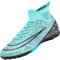 VTASQ Fußballschuhe Herren High Top Professionelle Fussballschuhe Outdoor Trainingsschuhe Jugendliche Athletics Sport Fußballspiel Training Sportschuhe Türkis 40 EU