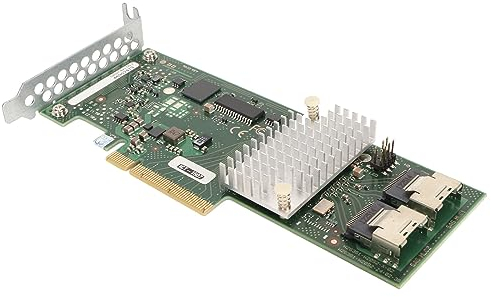 Scheda Controller Raid Disco per Computer, Scheda Adattatore PCIe SAS SSF 8087 da 6 Gbps 2, Scheda Smart Array con Raid 0 1 10 per Server Computer