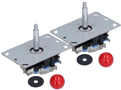 XHTLLO Komfortabler SpielekonsolenJoystick Mit Mikrobewegung, Verstellbarer Runder Basis, Tasten Mit Sound, Klassisches ZubehrGeschenk