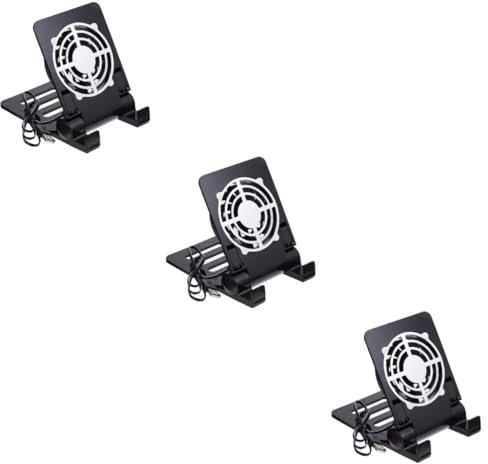 Gadpiparty 3 Pz Ventola Di Raffreddamento Piatta Dispositivo Di Raffreddamento Per Tablet Usb Radiatore Del Telefono Cellulare Ventilatore Piatto Phablet Fan Più Fresco Tavoletta Plastica