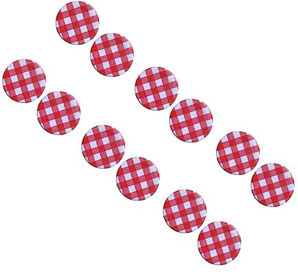 TOPBATHY 20pièces Capsules Métalliques De Scellage Pour Bocaux De Couvercles Étroits à Usage Multiple Parfait Pour Stockage Et Conservation