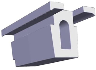 Bloc fixation bandeau verre sk pour hotte Electrolux 3293350