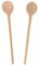 2 x Kochlöffel aus Holz 25 cm Holzkochlöffel Buchenholz Holzlöffel Holzrührlöffel