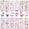 12 Sheets Cat Stickers, 3D Puffy for Children, Party Bags, Kawaii, Cute y2k for Kids Girls Gift, Skateboard, Laptop, Book, Bike, Cars, Toys