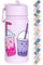 BEARFOOT Trinkflasche Kinder Edelstahl mit Strohhalm - Thermosflasche 400ml - BPA frei - auslaufsicher - Kleinkinder, Mädchen & Jungen Wasserflasche für Schule, Kindergarten (Lila - BubbleTea)