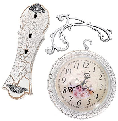 Ciieeo Wanduhr Weiß Für Wohnzimmer Schlafzimmer Arbeitszimmer Büro Schule Wanddekorationsuhr Hängeuhr Langlebig