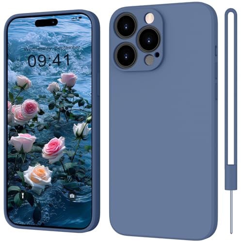 ORDA for iPhone 13 Pro Case Silicone Ultra Slim Soft Gel Rubber Cover for iPhone 13 Pro Phone Case Thin Anti-Scratch Microfiber Lining Compatible for 6.1 inch Royal Blue